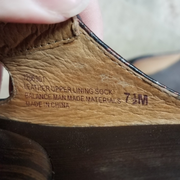 Sofft Metallic Slides Sandals 7.5 - Picture 5 of 9